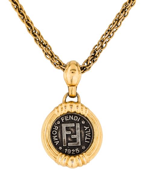 fendi womens necklace|vintage Fendi necklace.